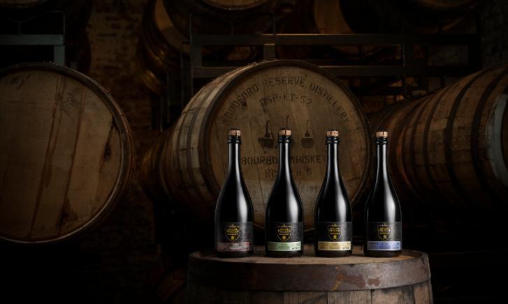 Vier Varianten Hertog Jan Grand Prestige Vatgerijpt 2018